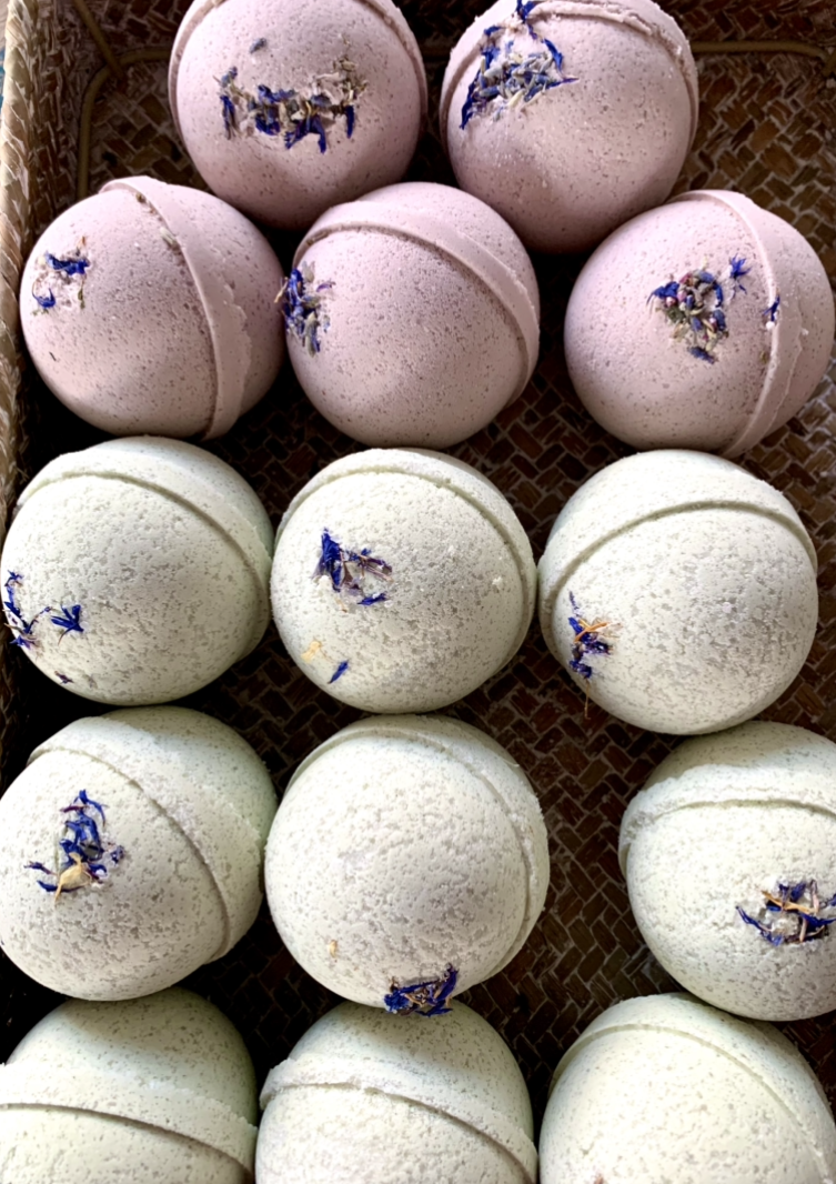 Bath Bomb Fizzy - Shea Butter and Hemp Oil Vegan Bath Bomb - Choose One or Mix and Match