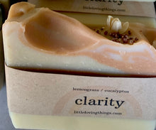 Load image into Gallery viewer, Clarity - Lemongrass and Eucalyptus - Heartmade Artisan Soap