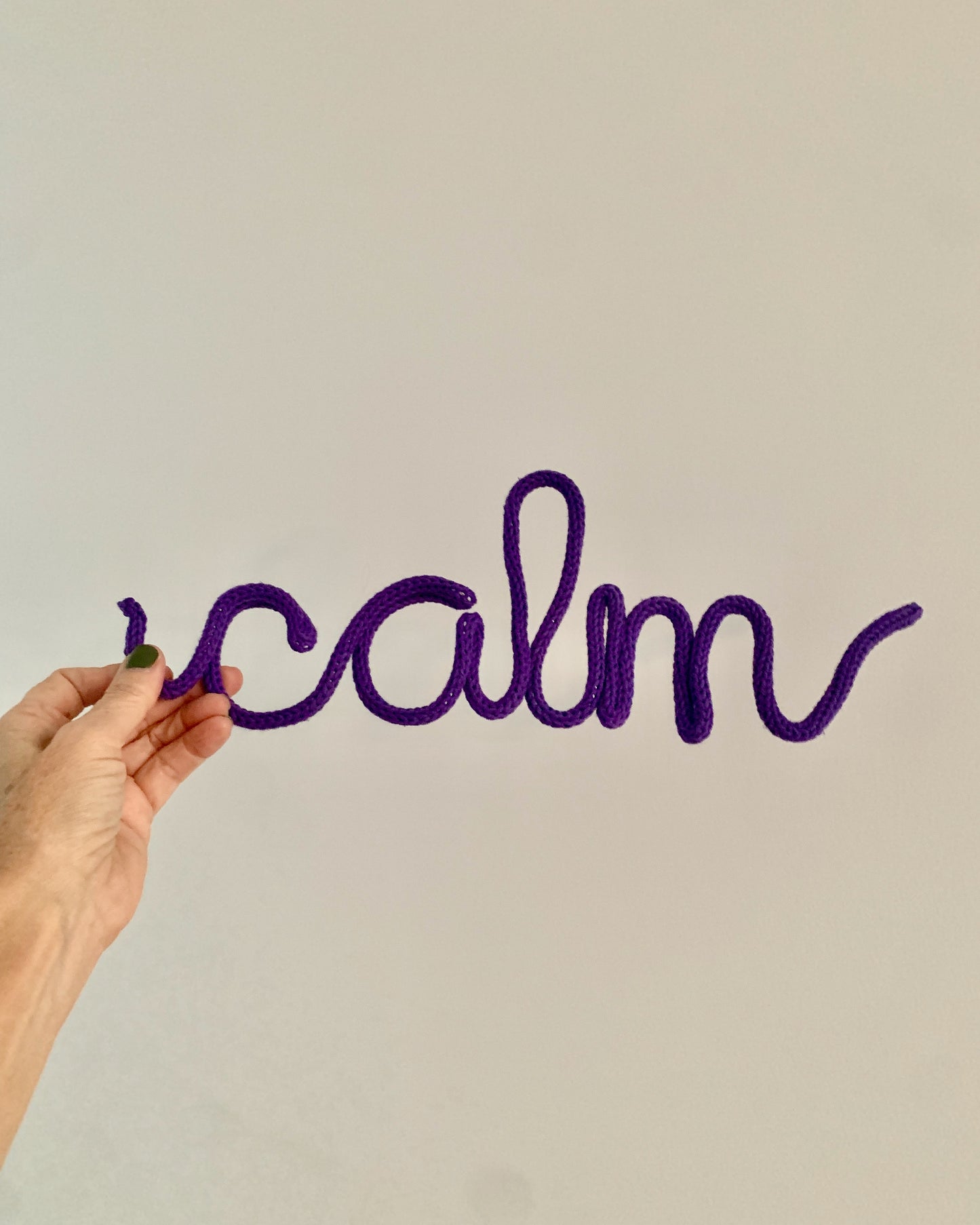 Knitted Wire Names & Words - Lovely Names & Words