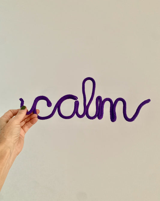 Knitted Wire Names & Words - Lovely Names & Words