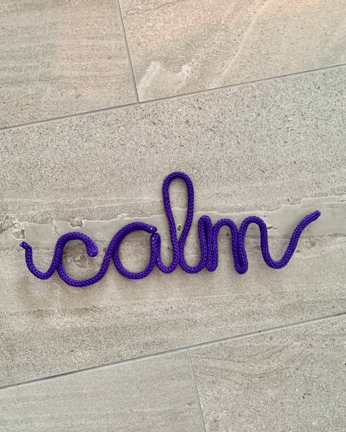 Knitted Wire Names & Words - Lovely Names & Words