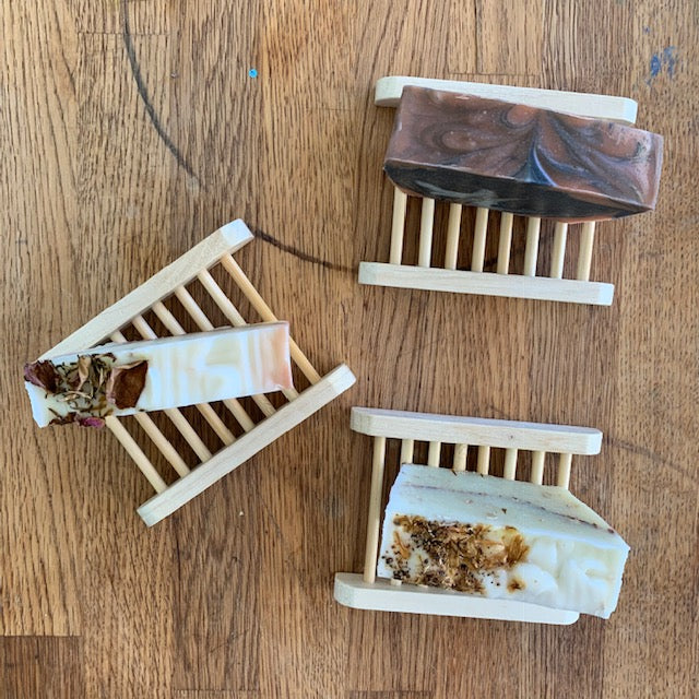 Soap Drying Rack - Wood/Bamboo – Little Loving Things