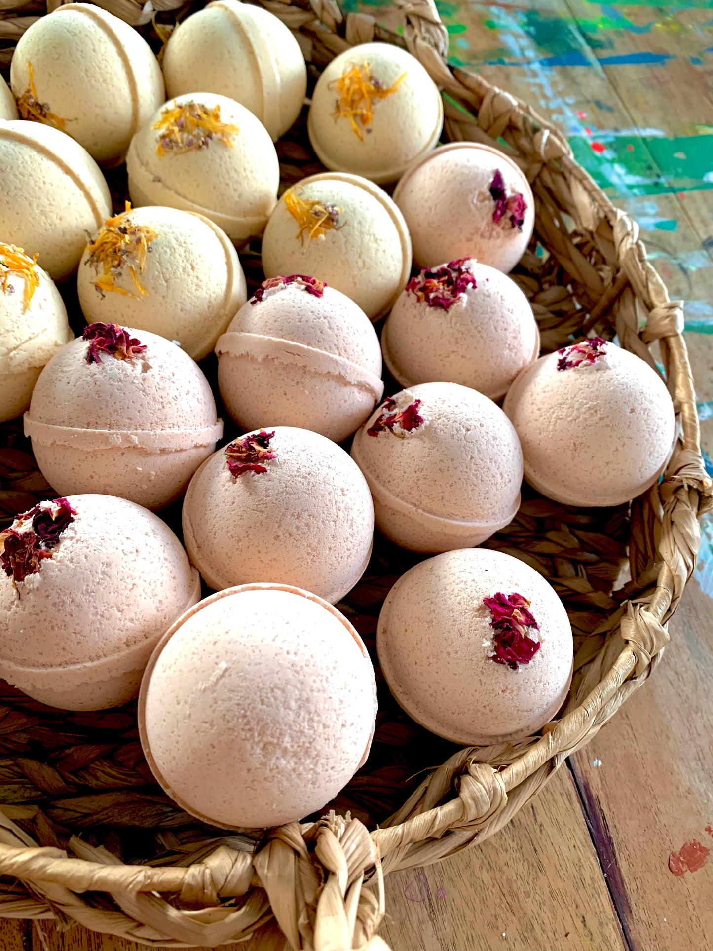 Bath Bomb Fizzy - Shea Butter and Hemp Oil Vegan Bath Bomb - Choose One or Mix and Match