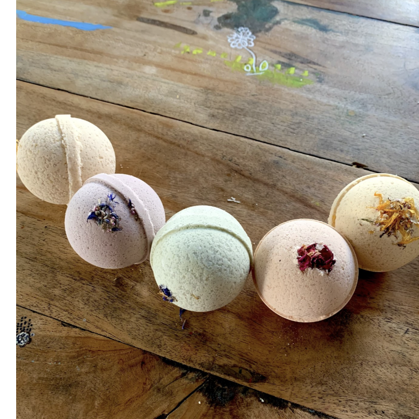 Bath Bomb Fizzy - Shea Butter and Hemp Oil Vegan Bath Bomb - Choose One or Mix and Match