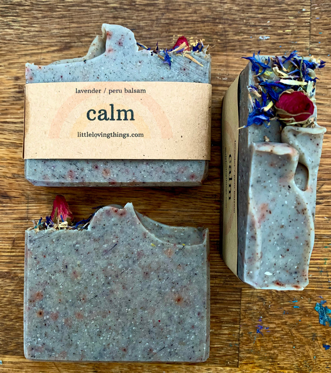 Calm - Lavender & Peru Balsam - Heartmade Artisan Soap