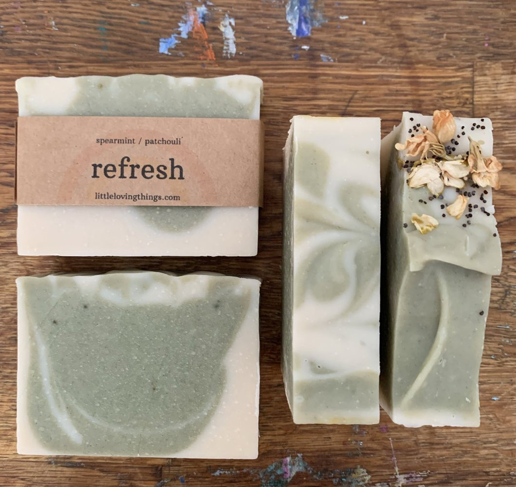 Refresh - Spearmint / Patchouli - Heartmade Artisan Soap