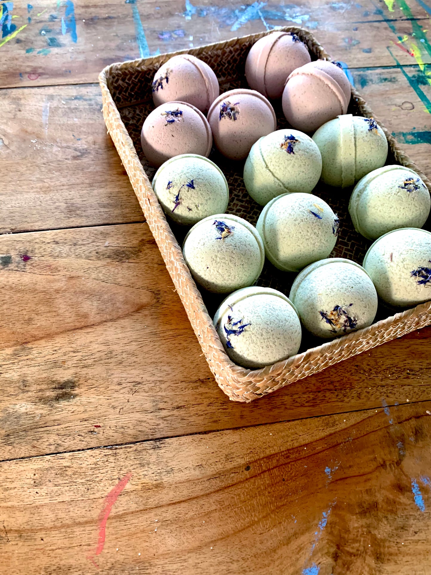 Bath Bomb Fizzy - Shea Butter and Hemp Oil Vegan Bath Bomb - Choose One or Mix and Match