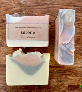Serene - Lime / Lemongrass / Geranium / Ylang Ylang - Heartmade Artisan Soap