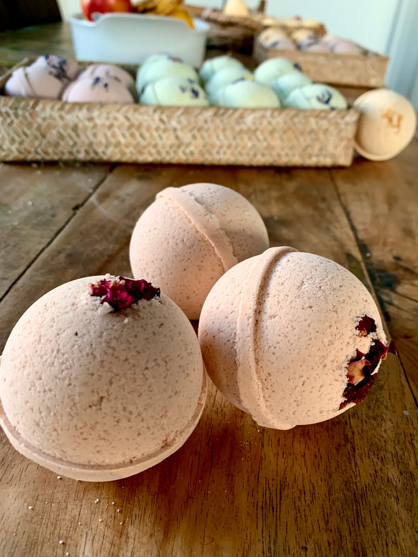 Bath Bomb Fizzy - Shea Butter and Hemp Oil Vegan Bath Bomb - Choose One or Mix and Match